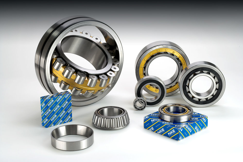 O fabricante de rolamentos NKE AUSTRIA GmbH apresenta uma vasta gama de rolamentos para engrenagens (redutores) industriais